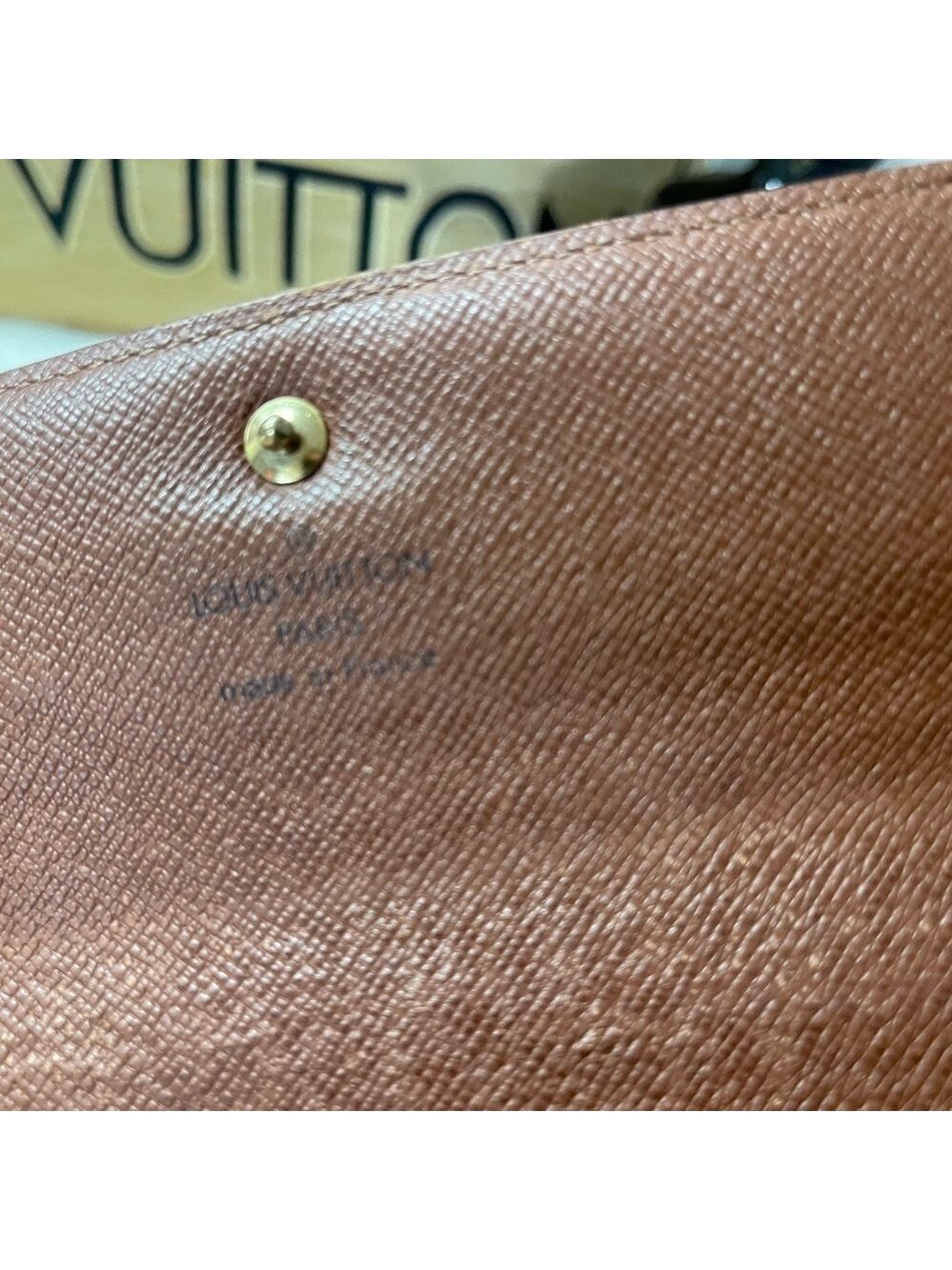 LOUIS VUITTON MONOGRAM PORTE TRESOR ETUI PAPIERS WALLET M61202 - Picture 10 of 15